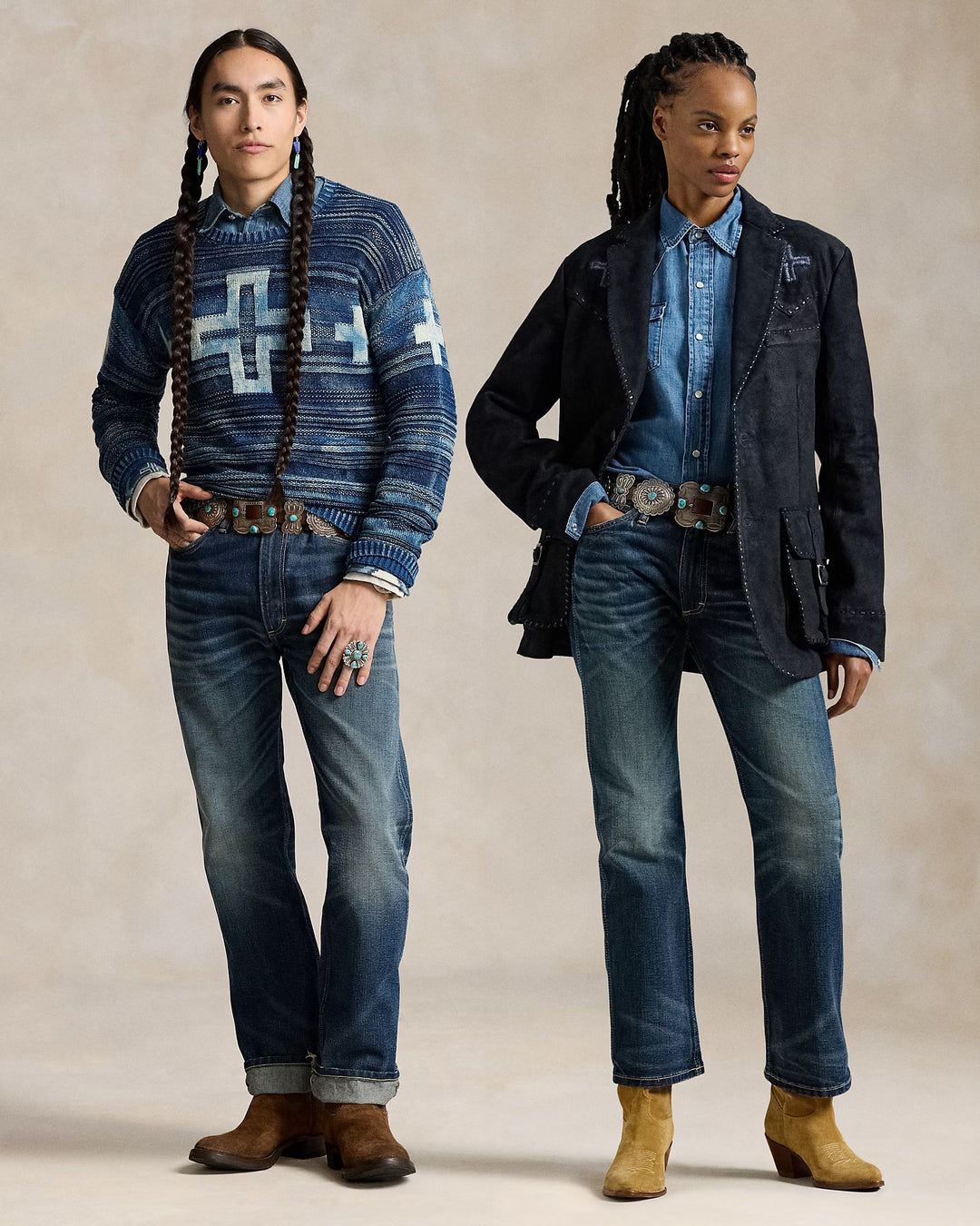 Ralph Lauren PRL x Naiomi Glasses Indigo Jean