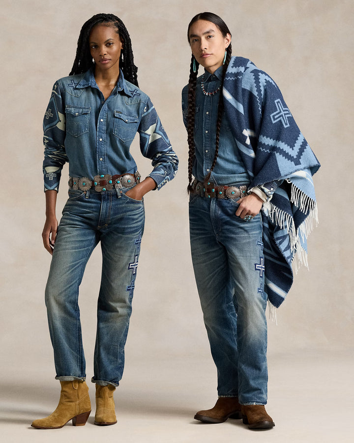 Ralph Lauren PRL x Naiomi Glasses Embroidered Jean