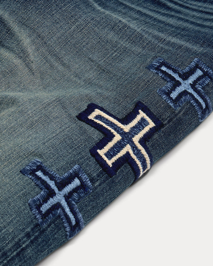 Ralph Lauren PRL x Naiomi Glasses Embroidered Jean