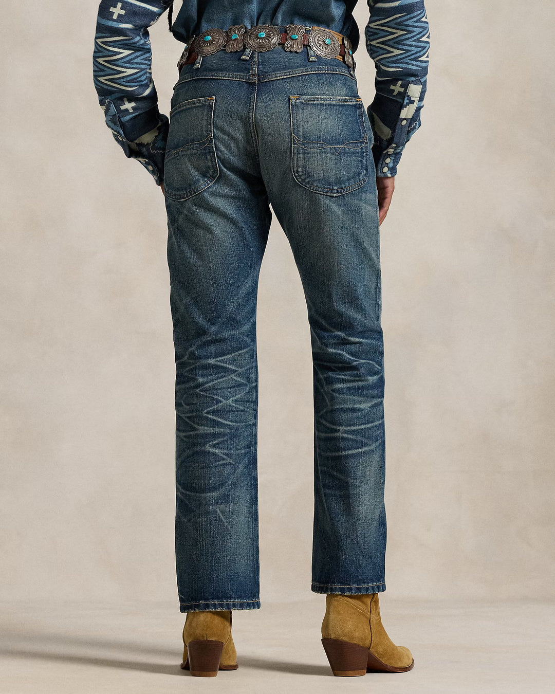 Ralph Lauren PRL x Naiomi Glasses Embroidered Jean