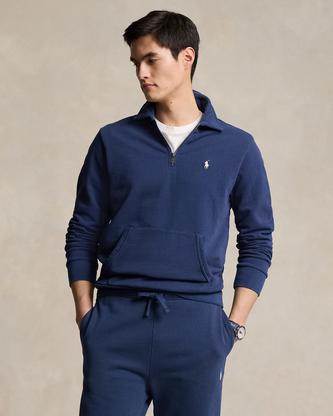 Ralph Lauren Loopback Fleece Quarter-Zip Sweatshirt
