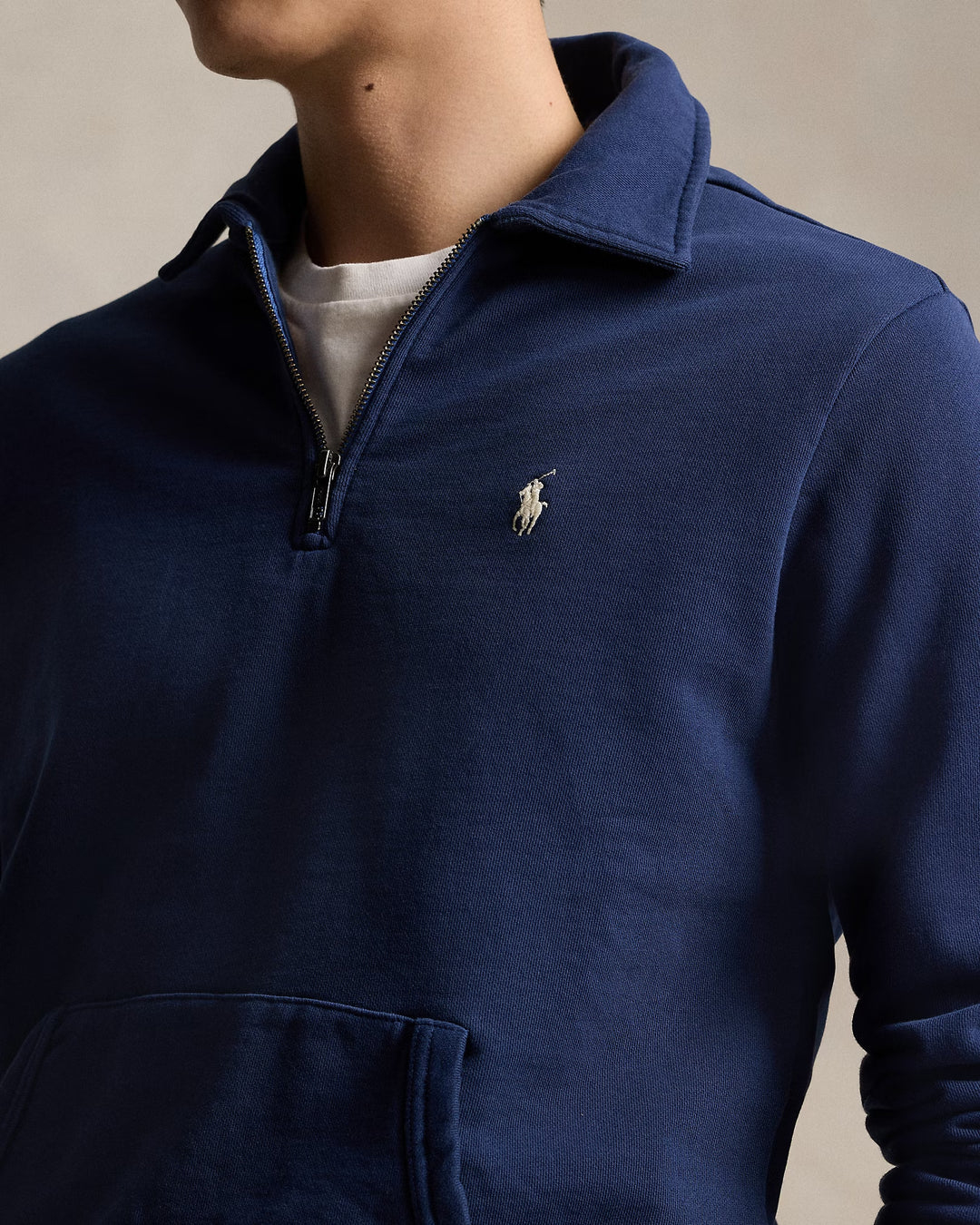 Ralph Lauren Loopback Fleece Quarter-Zip Sweatshirt