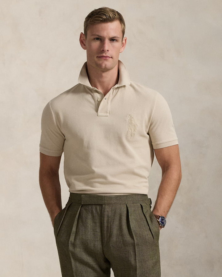 Ralph Lauren Classic Fit Big Pony Mesh Polo Shirt