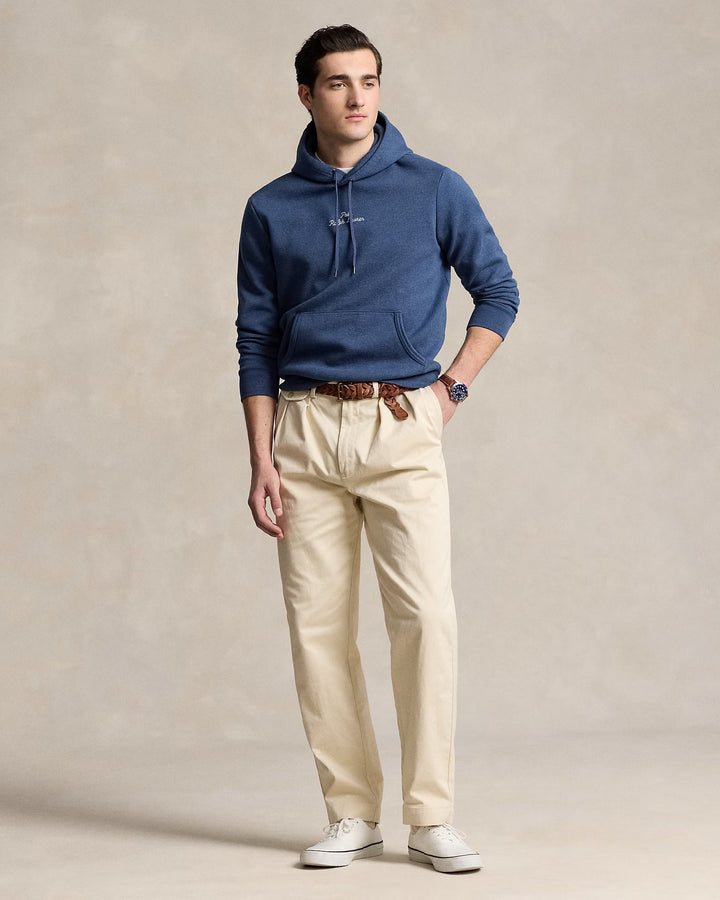 Ralph Lauren Logo Double-Knit Hoodie