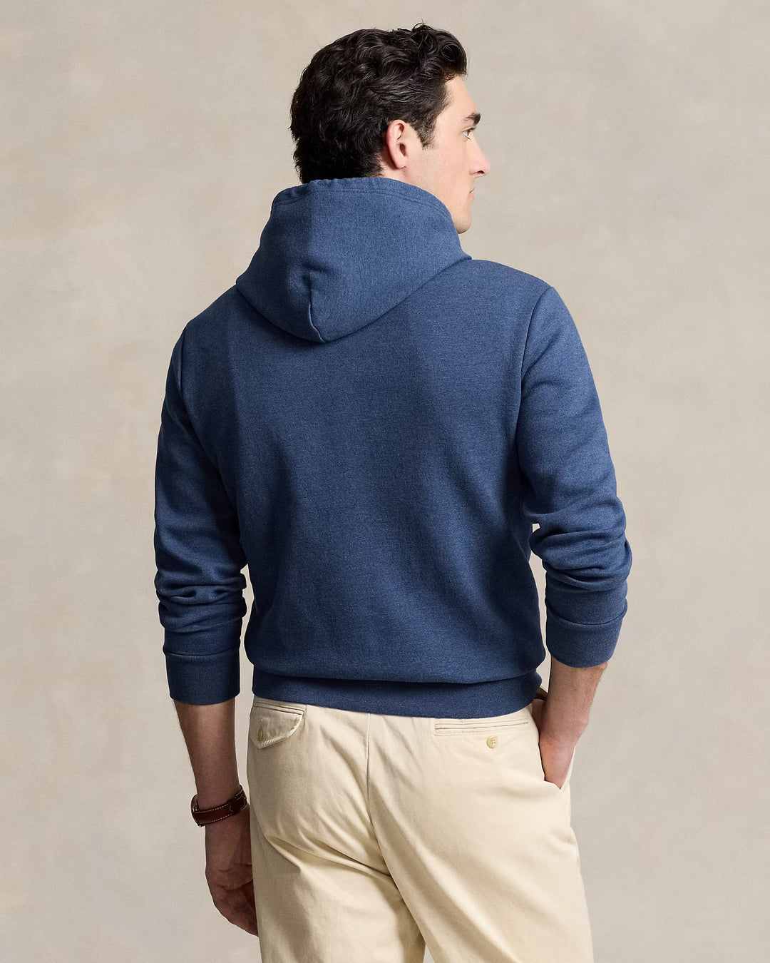 Ralph Lauren Logo Double-Knit Hoodie