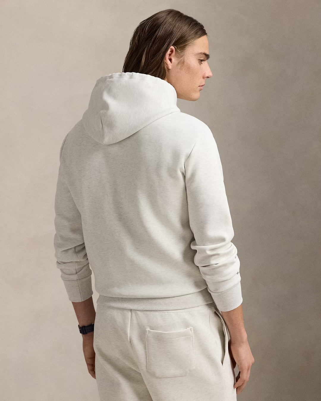 Ralph Lauren Logo Double-Knit Hoodie