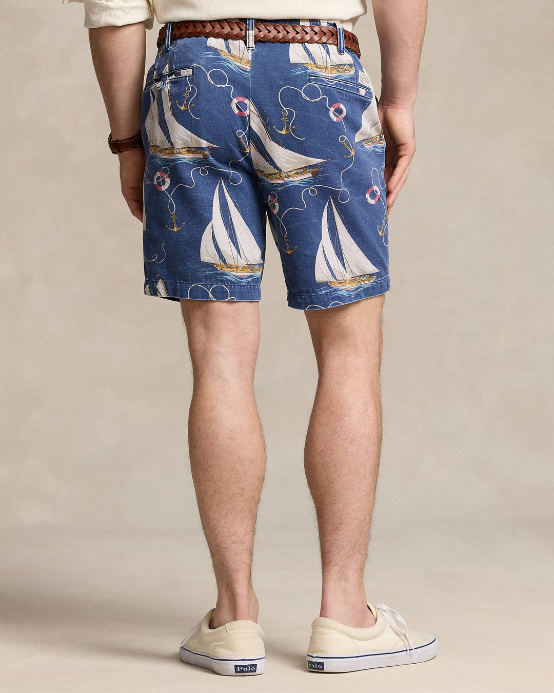 Ralph Lauren 8-Inch Straight Fit Sailboat Twill Short