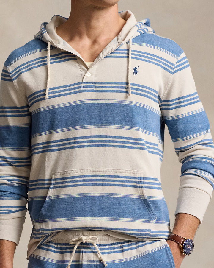 Ralph Lauren Striped Spa Terry Hoodie