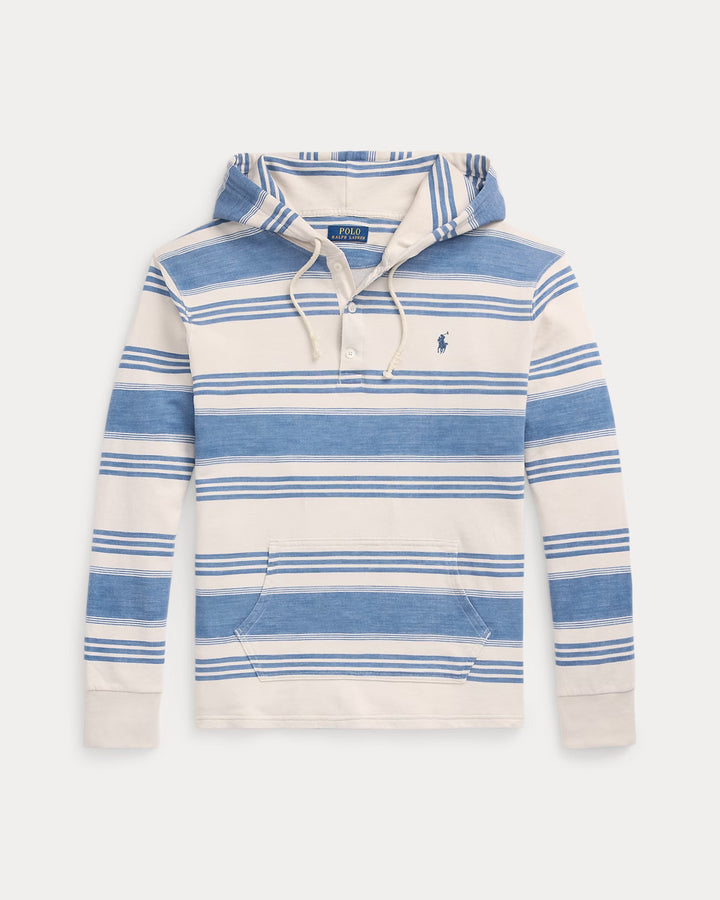 Ralph Lauren Striped Spa Terry Hoodie