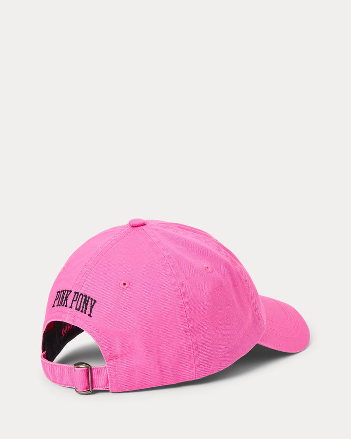Ralph Lauren Pink Pony Twill Ball Cap