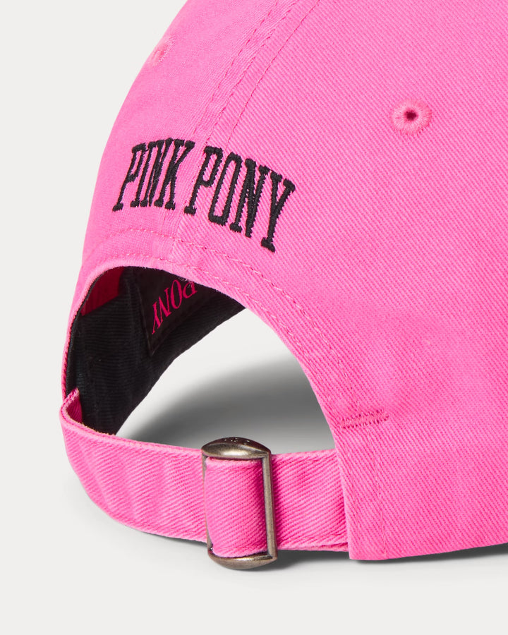Ralph Lauren Pink Pony Twill Ball Cap