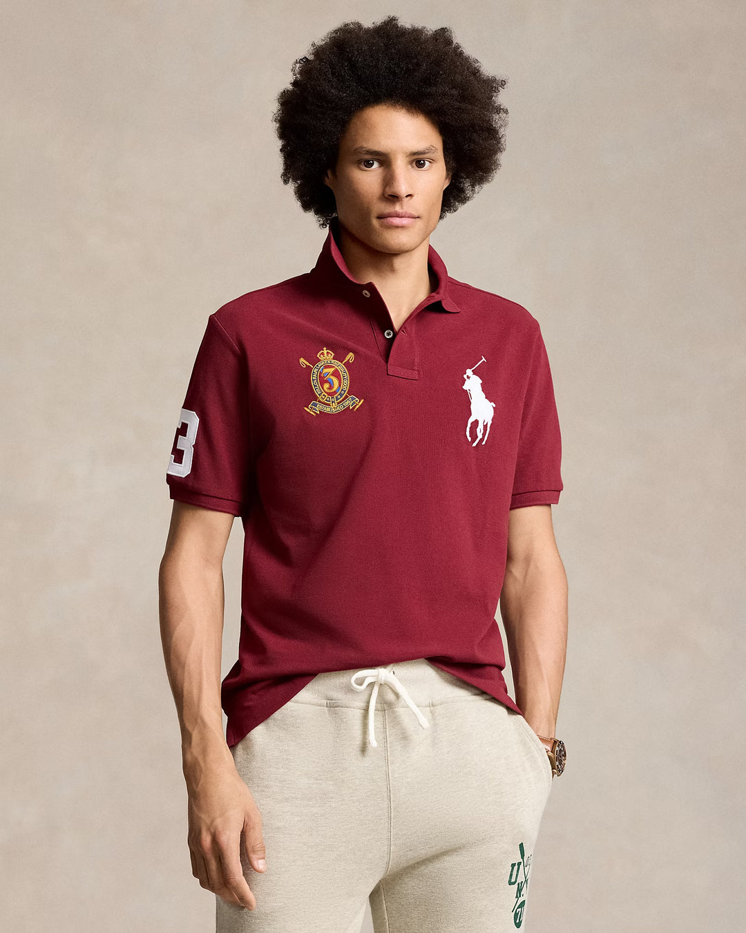 Ralph Lauren Classic Fit Big Pony Mesh Polo Shirt