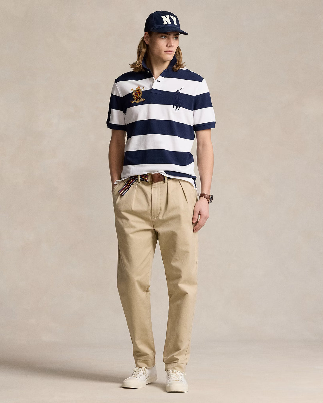 Ralph Lauren Classic Fit Big Pony Mesh Polo Shirt