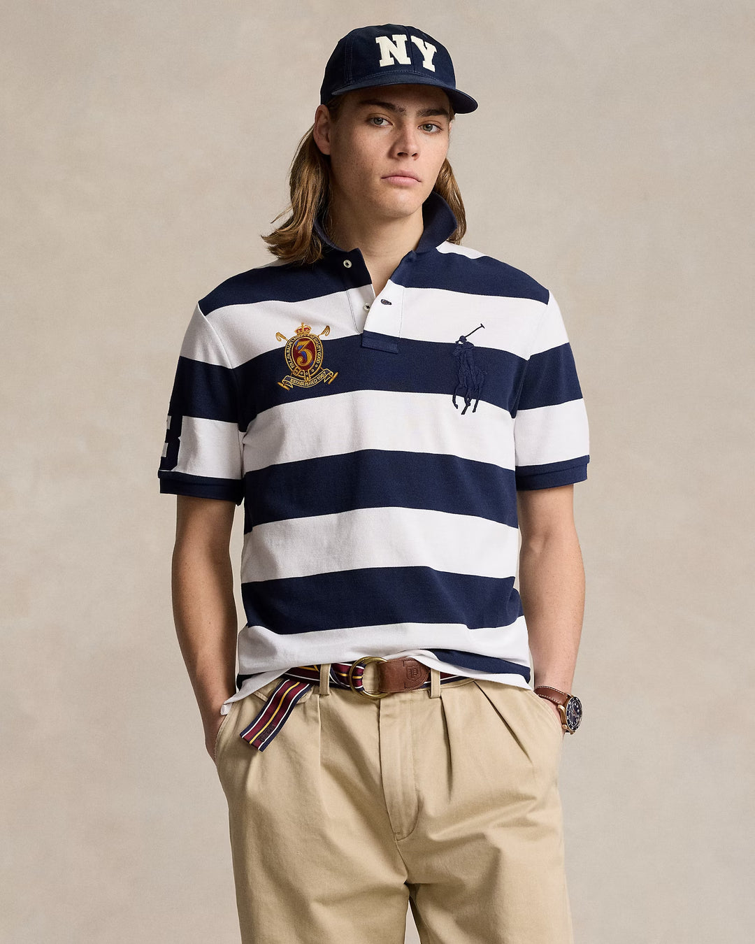 Ralph Lauren Classic Fit Big Pony Mesh Polo Shirt