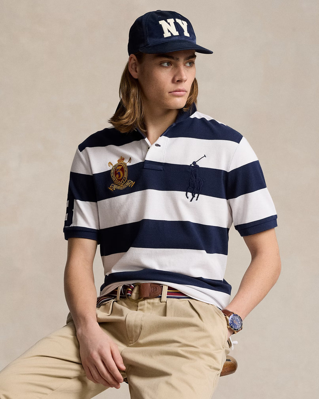 Ralph Lauren Classic Fit Big Pony Mesh Polo Shirt