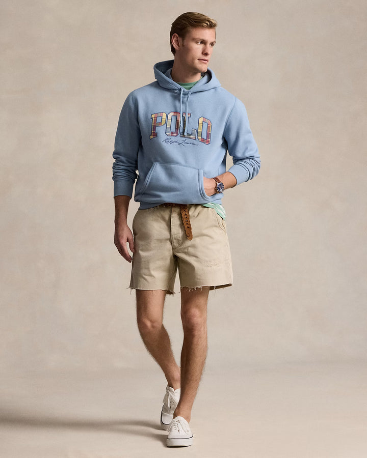 Ralph Lauren The RL Fleece Plaid-Logo Hoodie