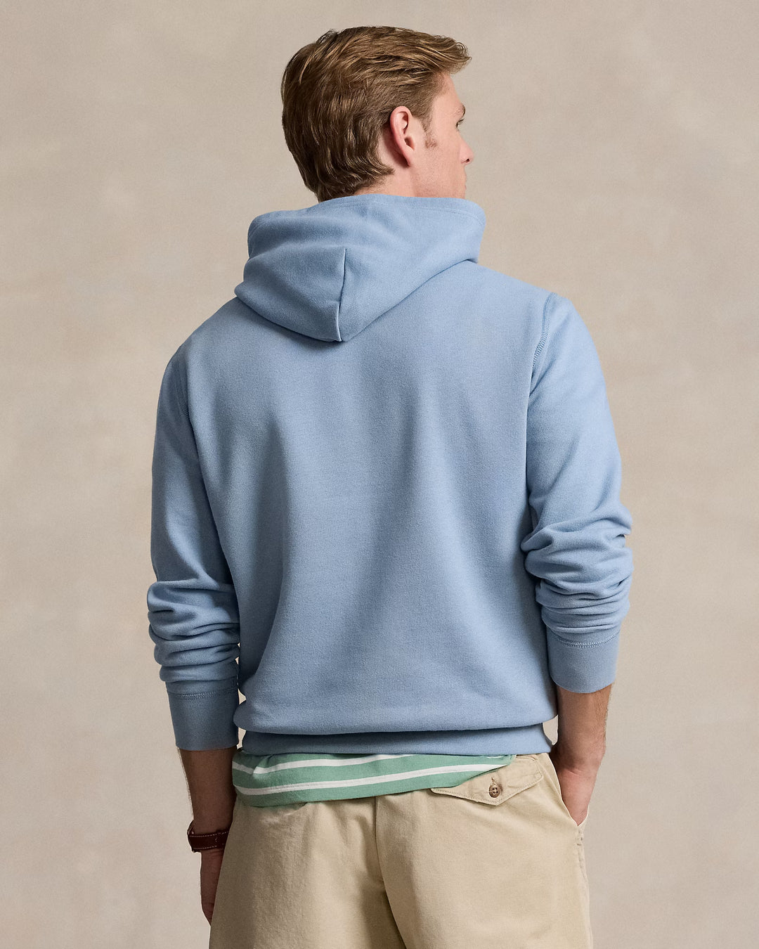 Ralph Lauren The RL Fleece Plaid-Logo Hoodie