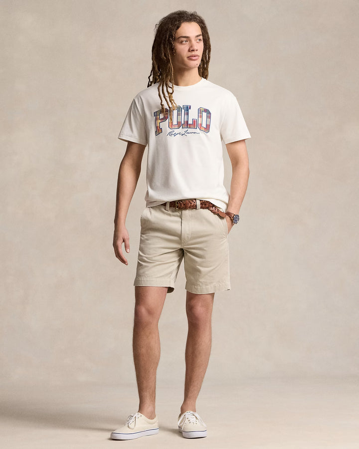 Ralph Lauren Classic Fit Plaid-Logo Jersey T-Shirt