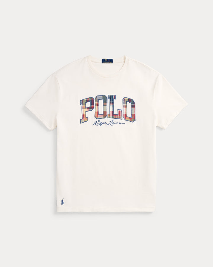 Ralph Lauren Classic Fit Plaid-Logo Jersey T-Shirt