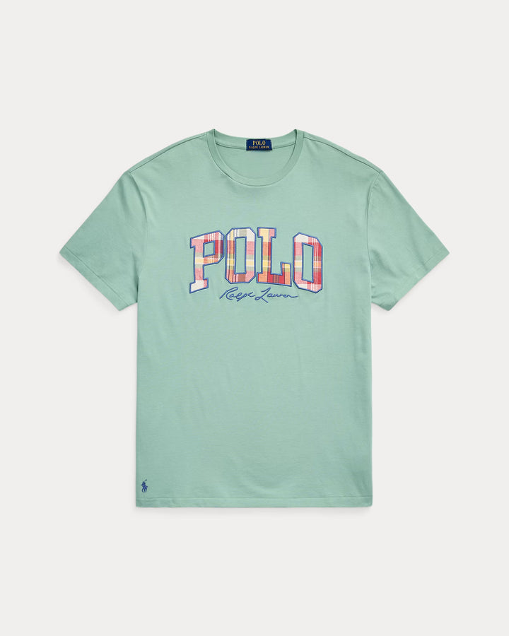 Ralph Lauren Classic Fit Plaid-Logo Jersey T-Shirt