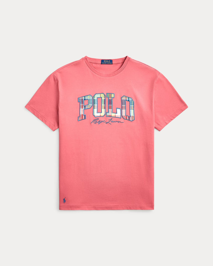 Ralph Lauren Classic Fit Plaid-Logo Jersey T-Shirt
