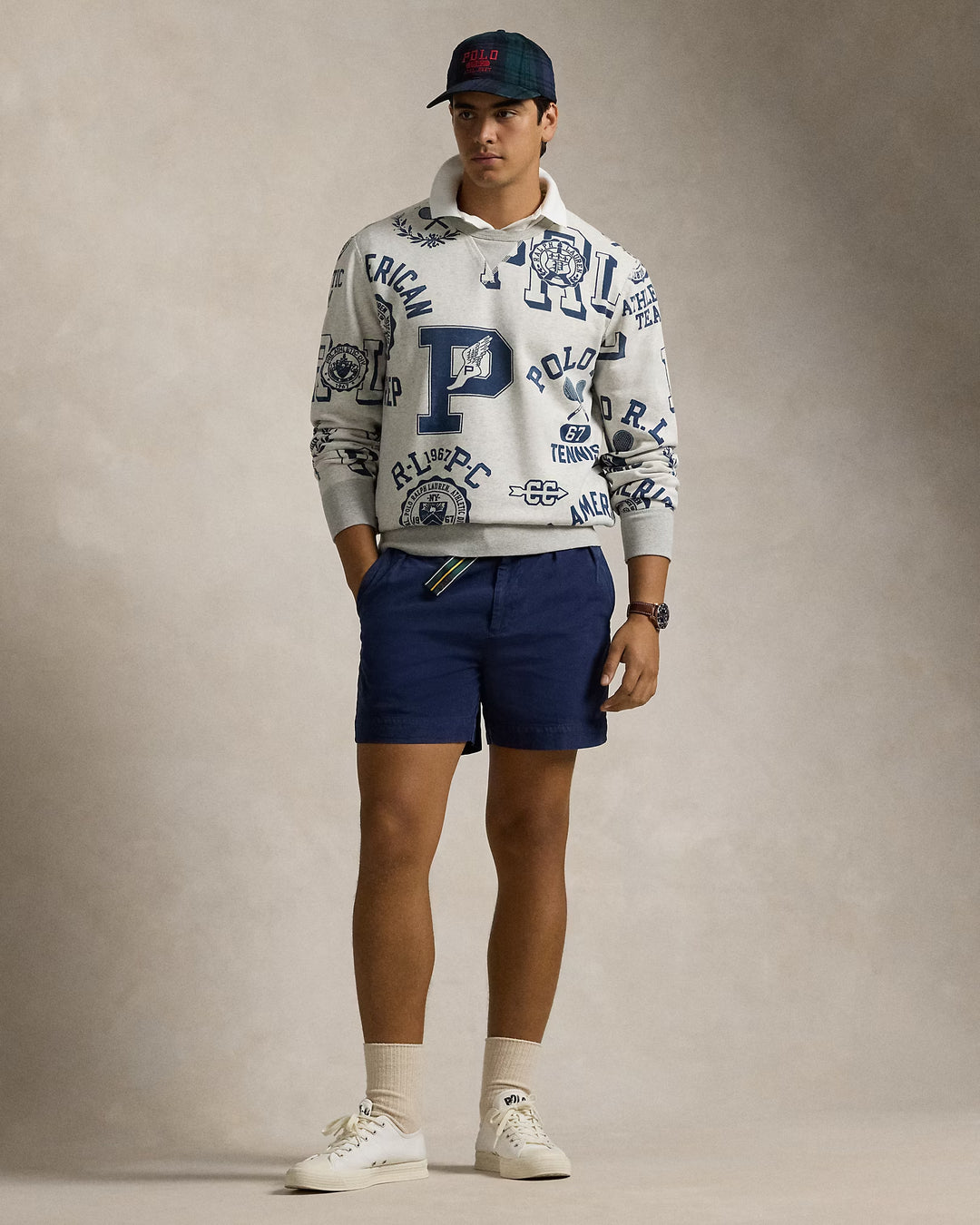 Ralph Lauren Fleece Graphic Sweatshirt