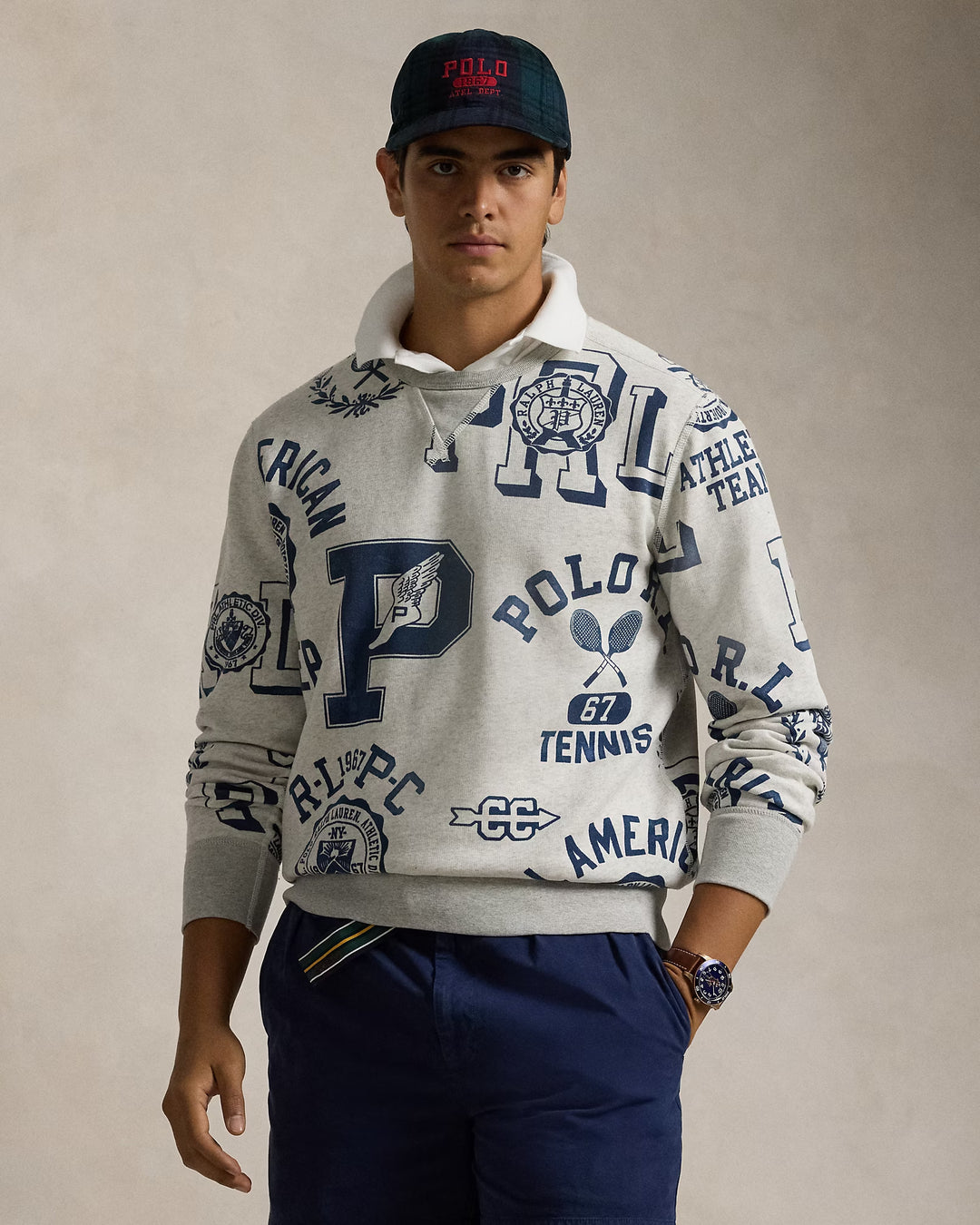 Ralph Lauren Fleece Graphic Sweatshirt