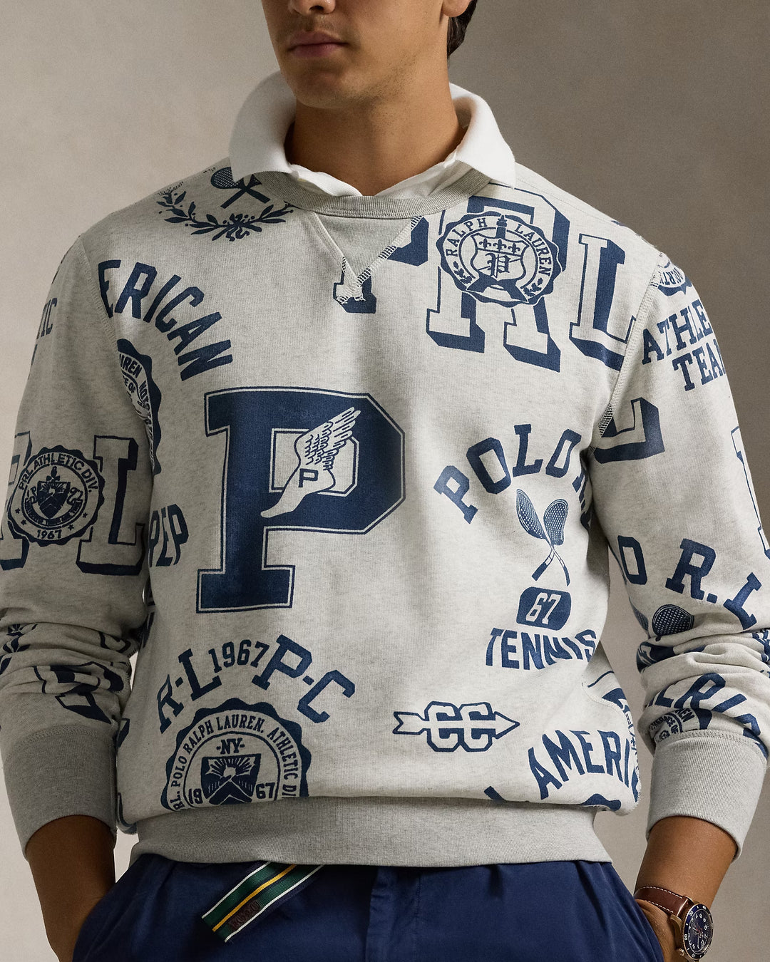 Ralph Lauren Fleece Graphic Sweatshirt