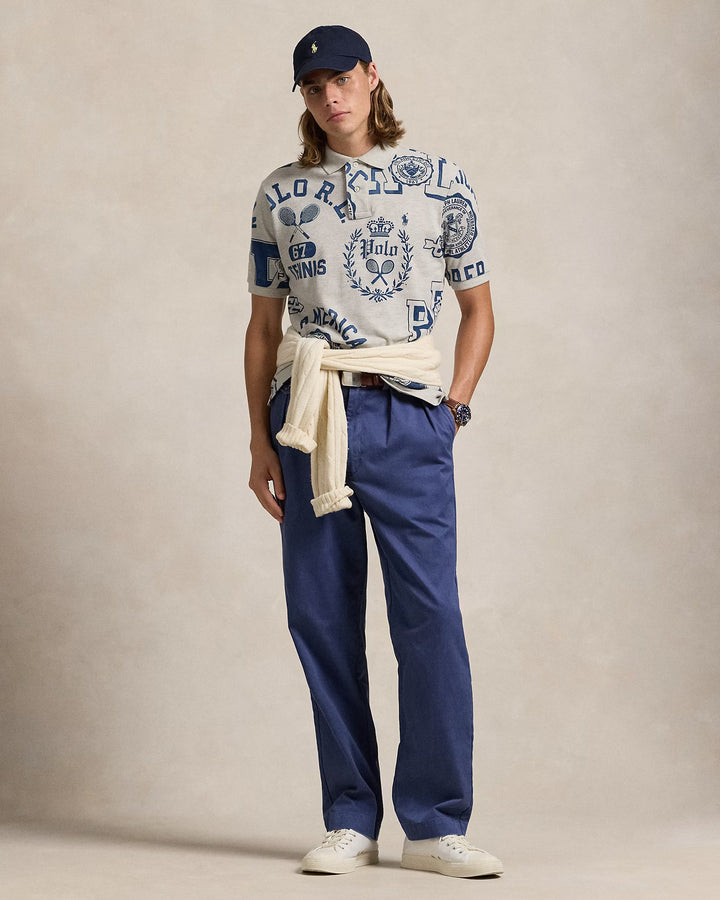 Ralph Lauren Classic Fit Mesh Graphic Polo Shirt