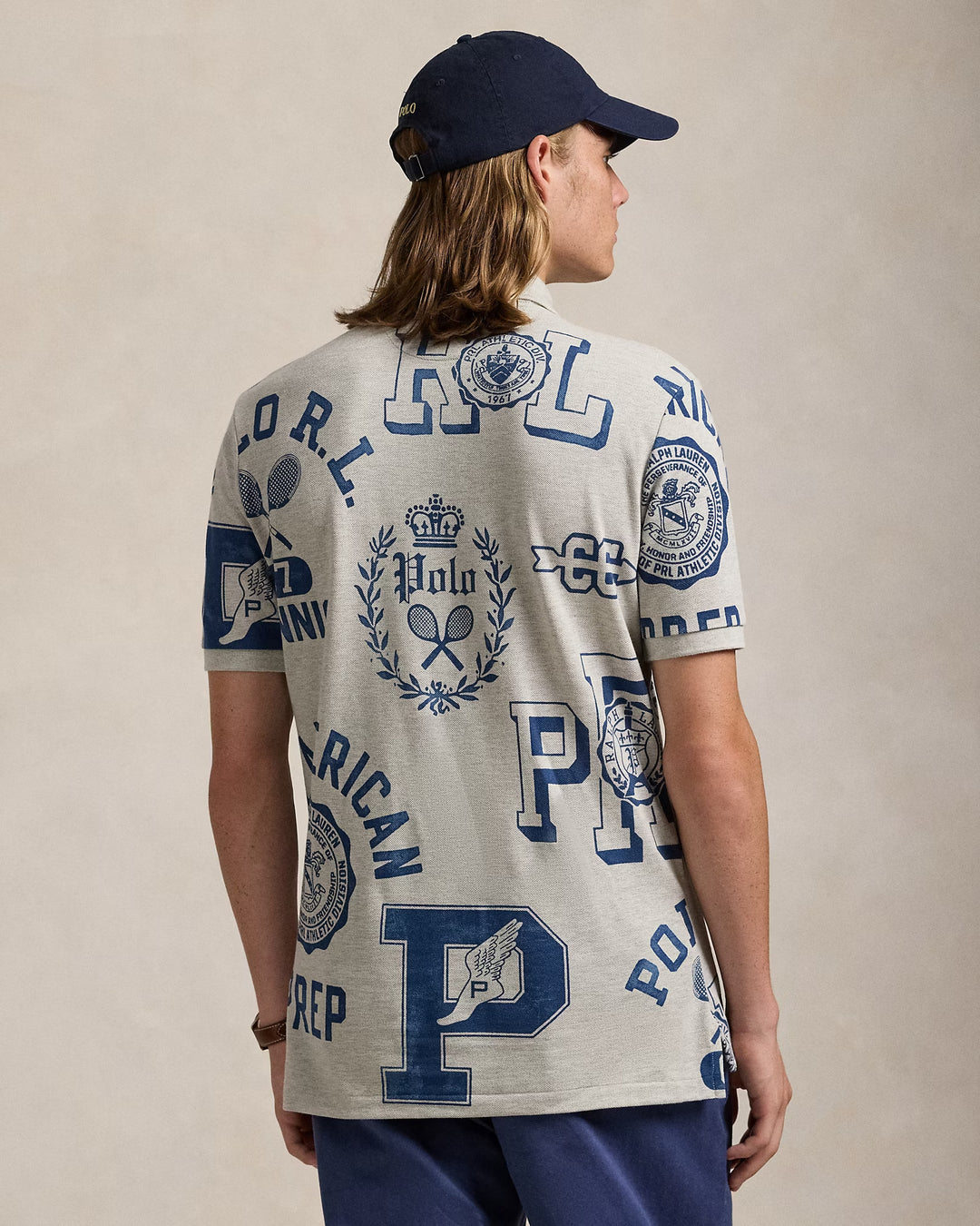 Ralph Lauren Classic Fit Mesh Graphic Polo Shirt