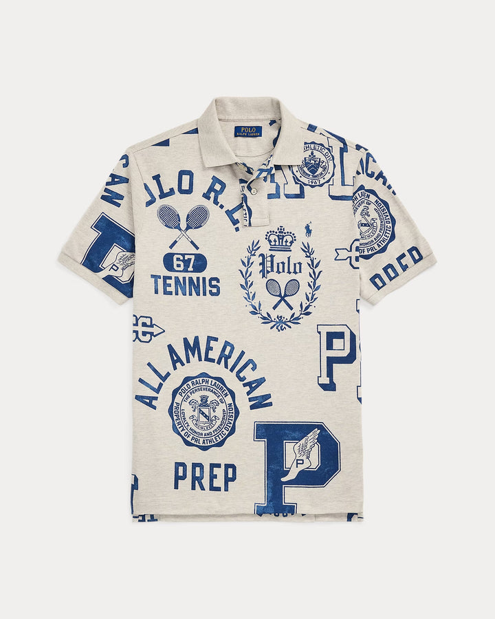 Ralph Lauren Classic Fit Mesh Graphic Polo Shirt