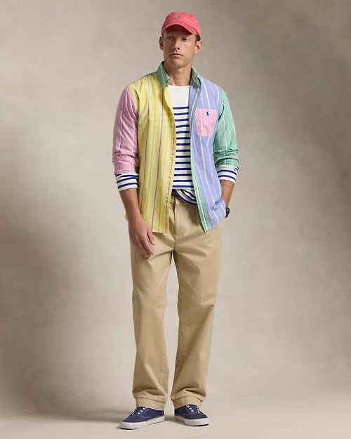Ralph Lauren Classic Fit Striped Oxford Fun Shirt