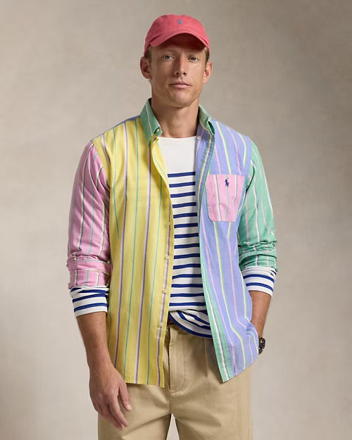 Ralph Lauren Classic Fit Striped Oxford Fun Shirt