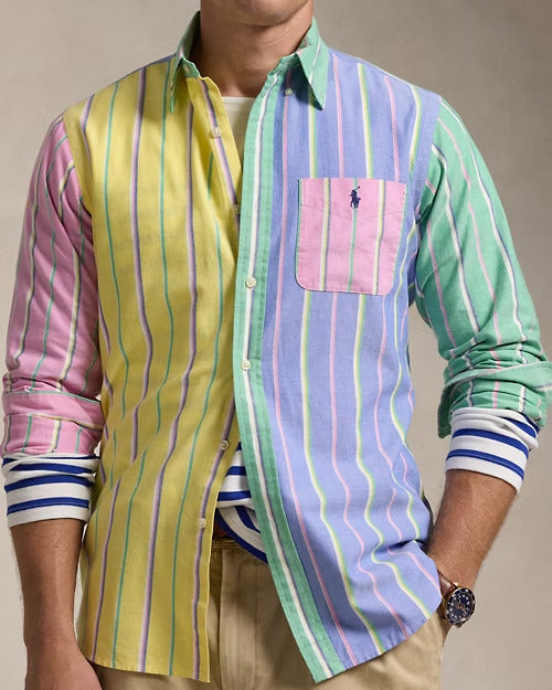 Ralph Lauren Classic Fit Striped Oxford Fun Shirt
