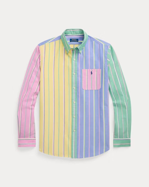 Ralph Lauren Classic Fit Striped Oxford Fun Shirt