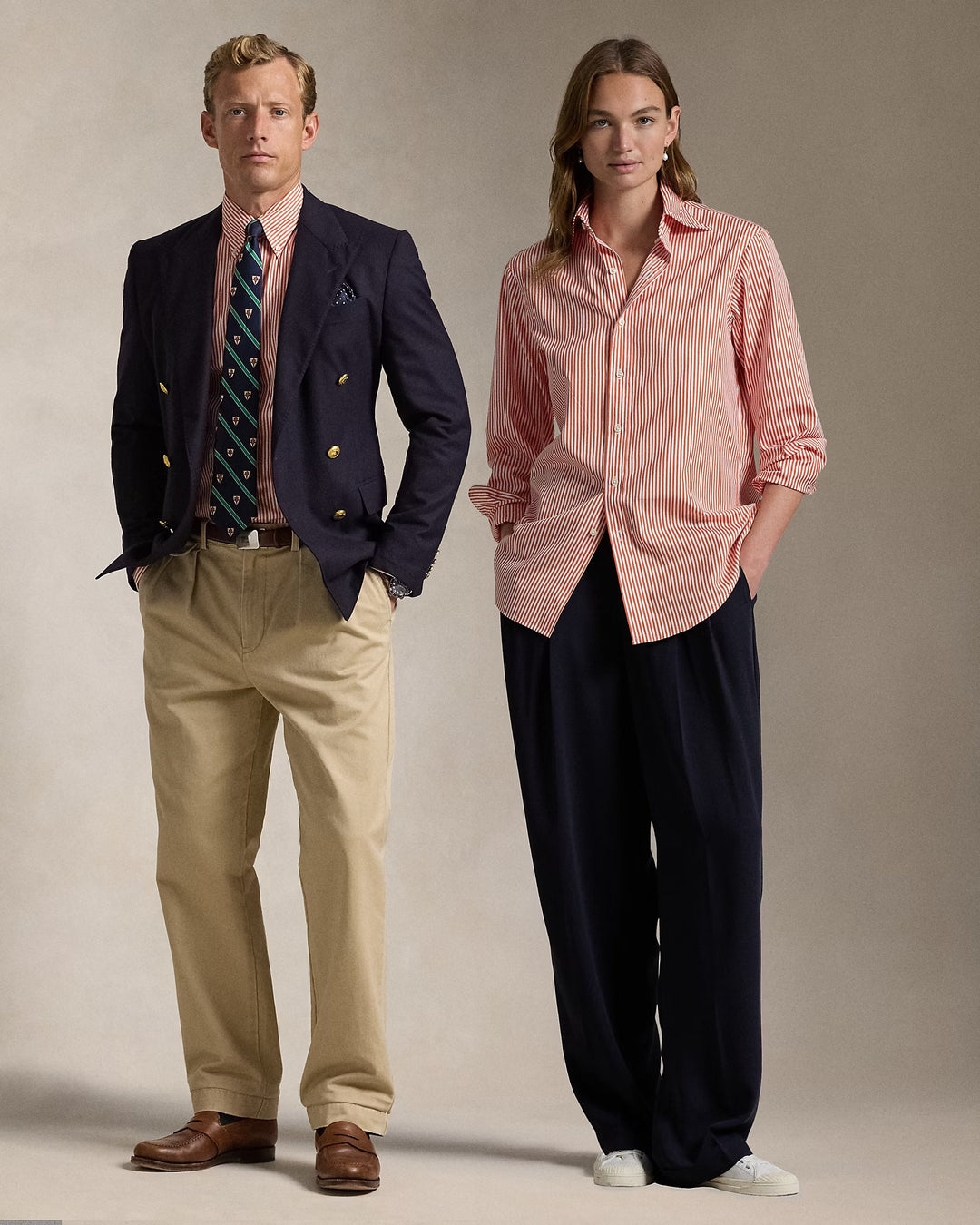 Ralph Lauren Classic Fit Striped Poplin Shirt