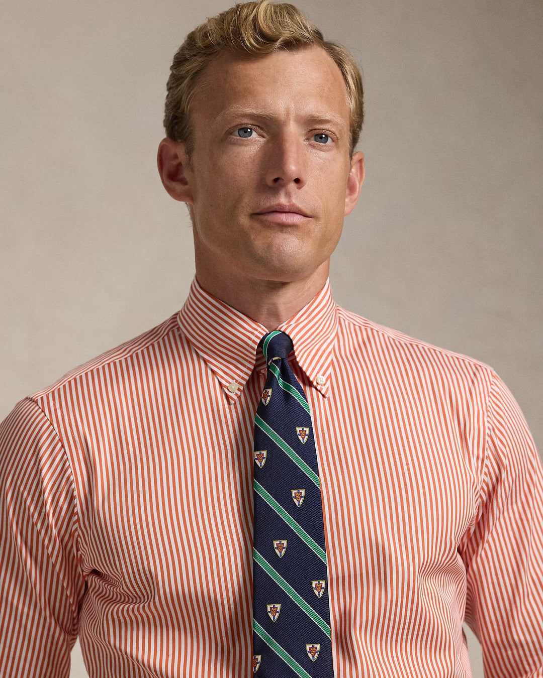 Ralph Lauren Classic Fit Striped Poplin Shirt