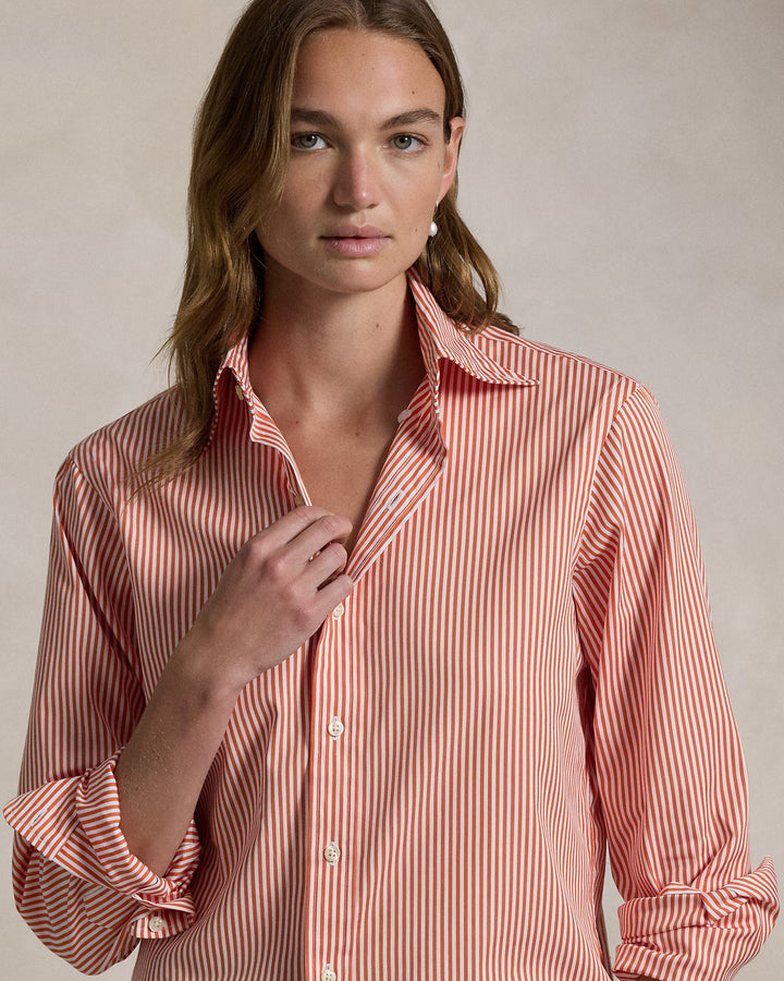 Ralph Lauren Classic Fit Striped Poplin Shirt