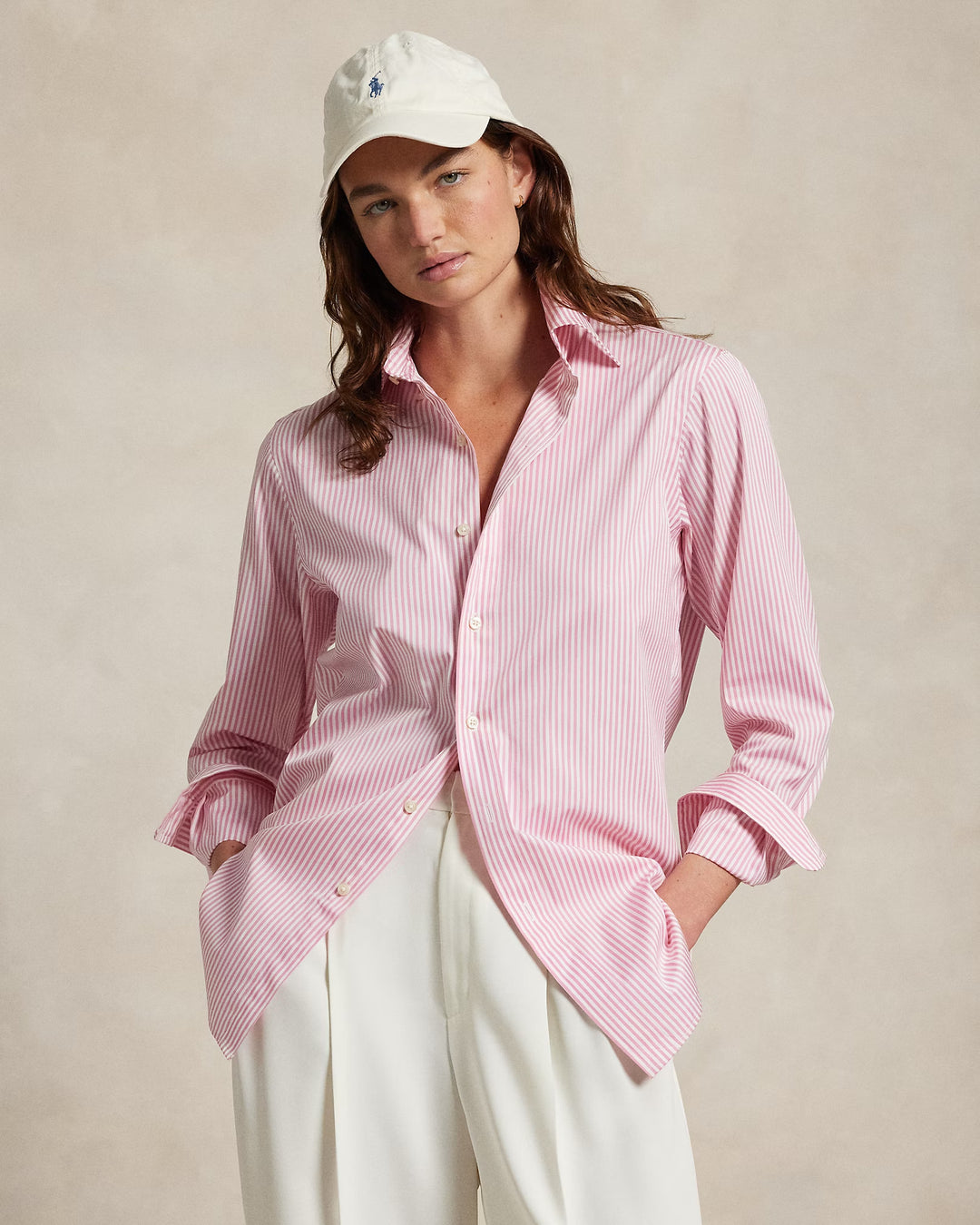 Ralph Lauren Classic Fit Striped Poplin Shirt