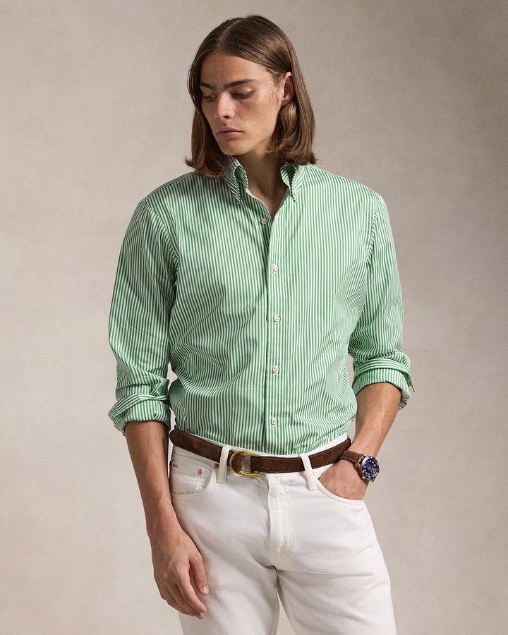 Ralph Lauren Classic Fit Striped Poplin Shirt