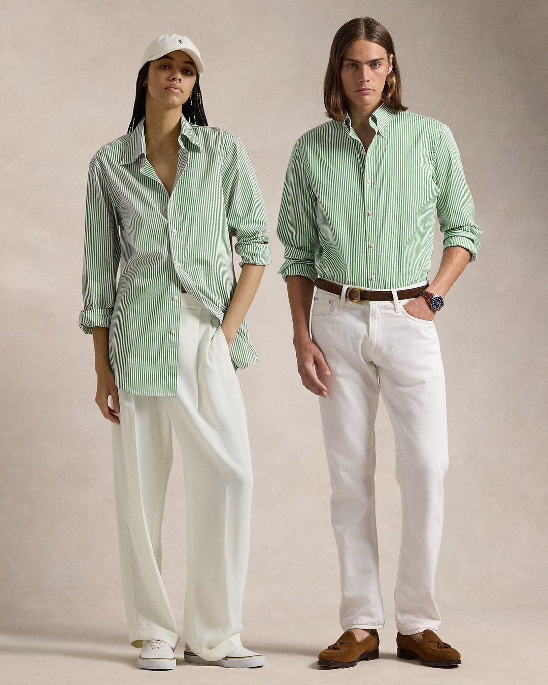Ralph Lauren Classic Fit Striped Poplin Shirt