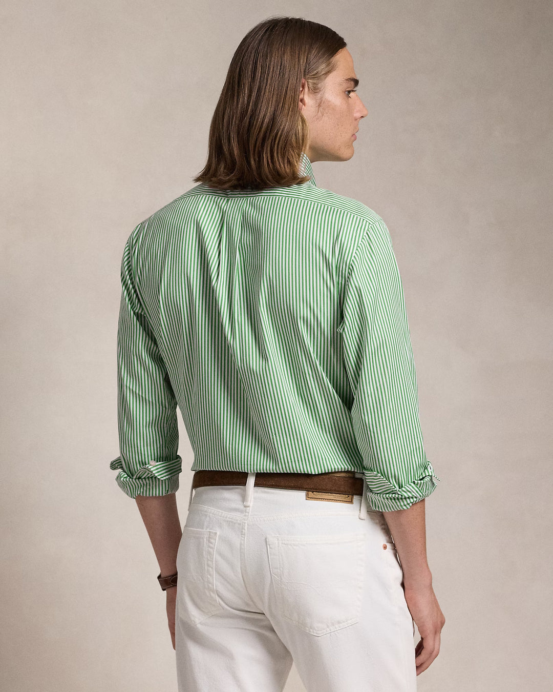 Ralph Lauren Classic Fit Striped Poplin Shirt