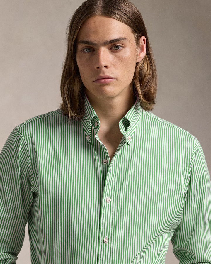 Ralph Lauren Classic Fit Striped Poplin Shirt