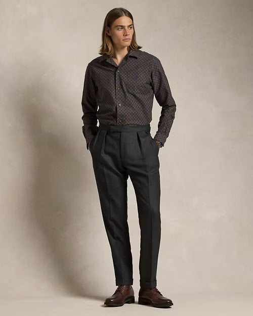 Ralph Lauren Classic Fit Foulard Oxford Camp Shirt