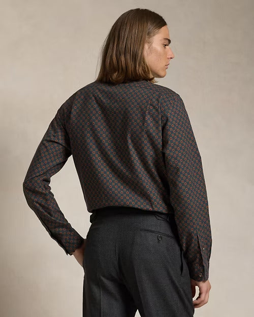 Ralph Lauren Classic Fit Foulard Oxford Camp Shirt