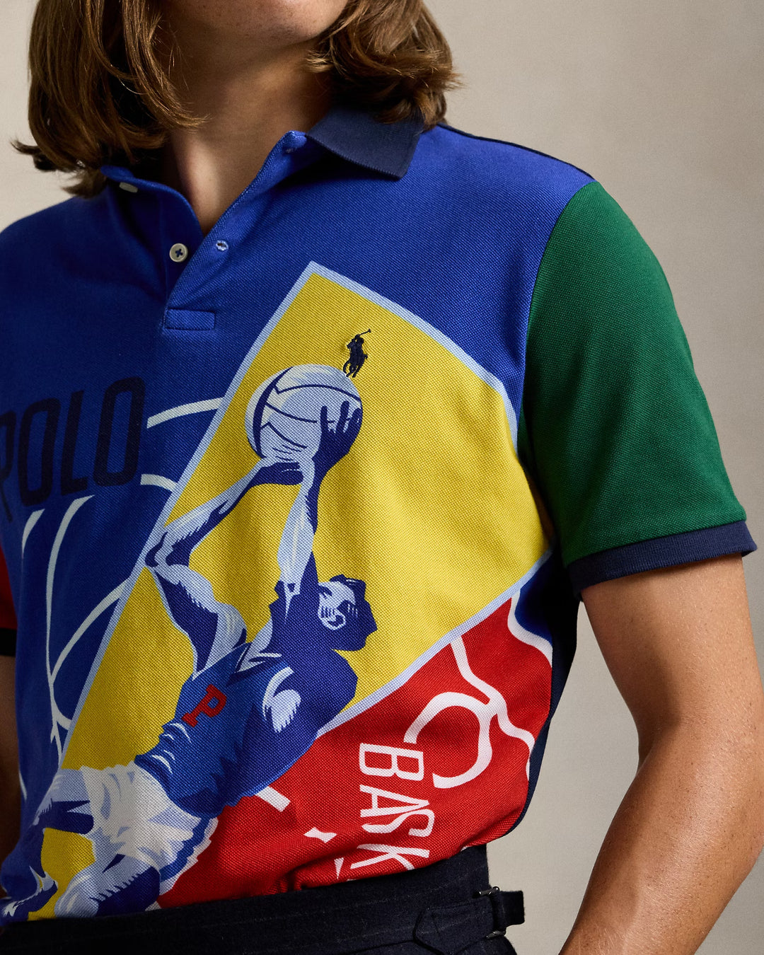 Ralph Lauren Classic Fit Basketball Mesh Polo Shirt