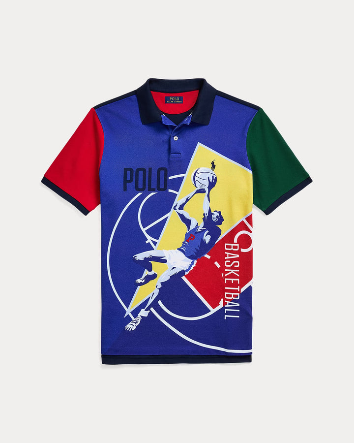 Ralph Lauren Classic Fit Basketball Mesh Polo Shirt