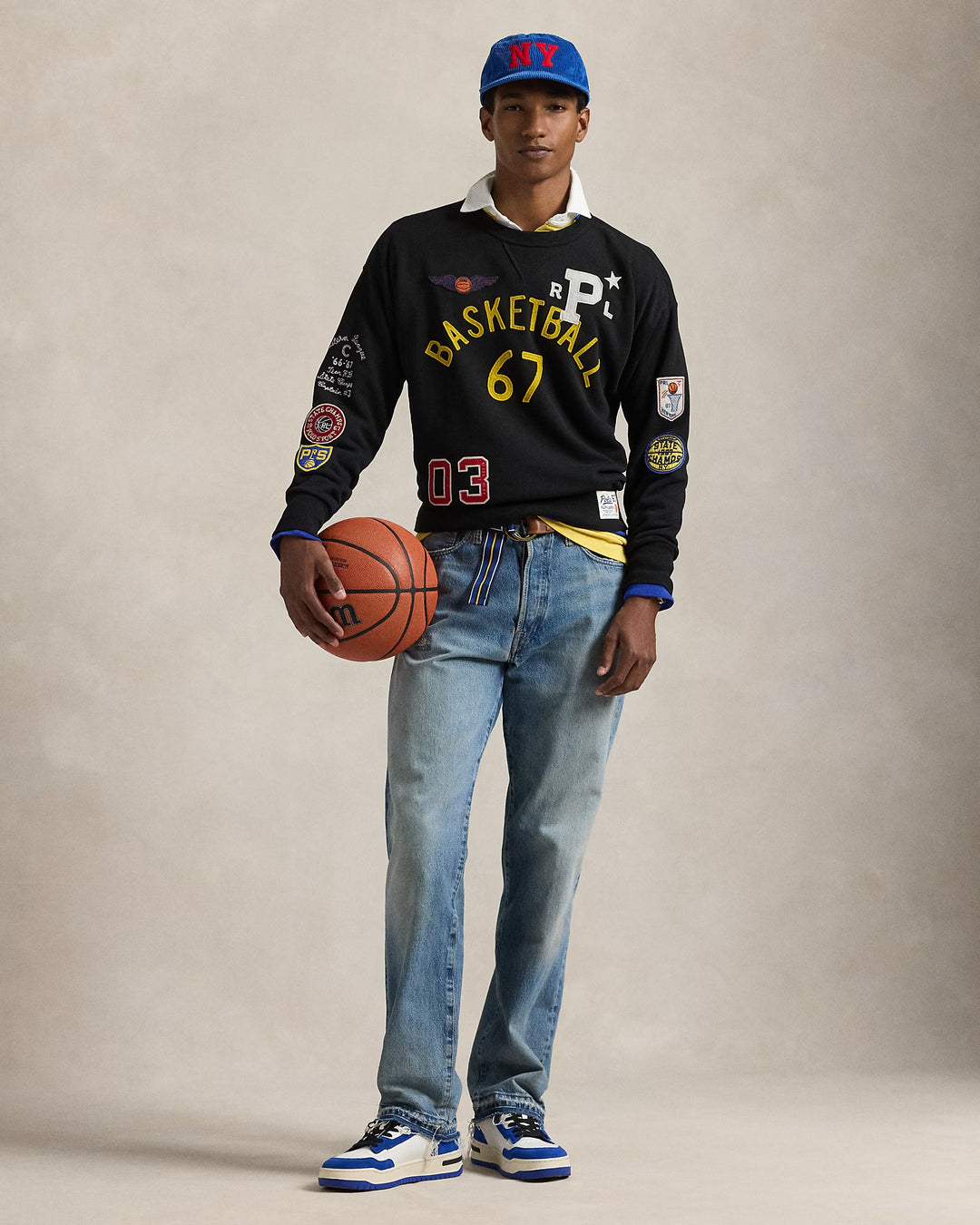 Ralph Lauren Vintage Fit Fleece Graphic Sweatshirt