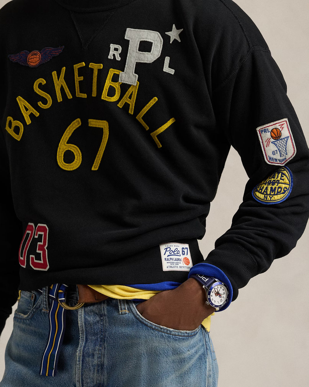 Ralph Lauren Vintage Fit Fleece Graphic Sweatshirt