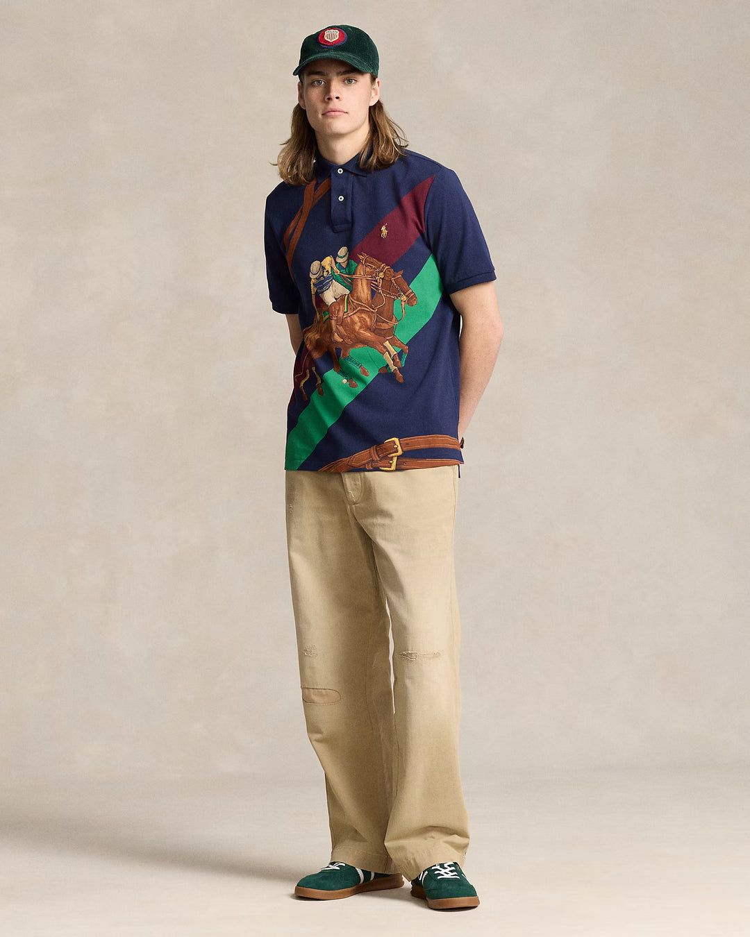 Ralph Lauren Classic Fit Equestrian Mesh Polo Shirt